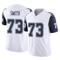 D.Cowboys #73 Tyler Smith Player White-Navy Limited Vapor F.U.S.E. Home Game ROCER Stitched Jerseys