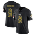 P.Steelers #8 Aaron Rodgers Player Black Impact Limited Home Game ROCER Stitched Jerseys