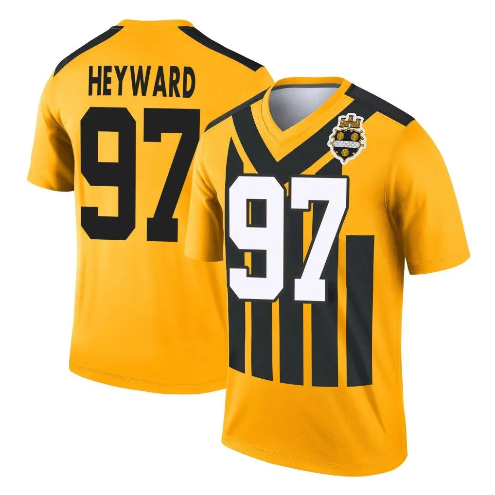 P.Steelers #97 Cameron Heyward Player Gold Legend Limited 1933 Throwback Performance Home Game ROCER Stitched Jerseys