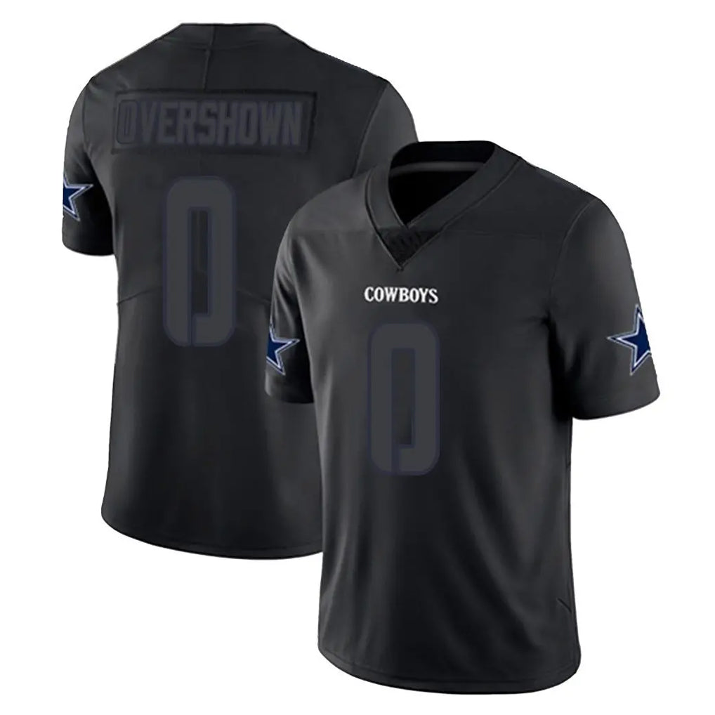 D.Cowboys #0 DeMarvion Overshown Player Black Impact Limited Home Game ROCER Stitched Jerseys