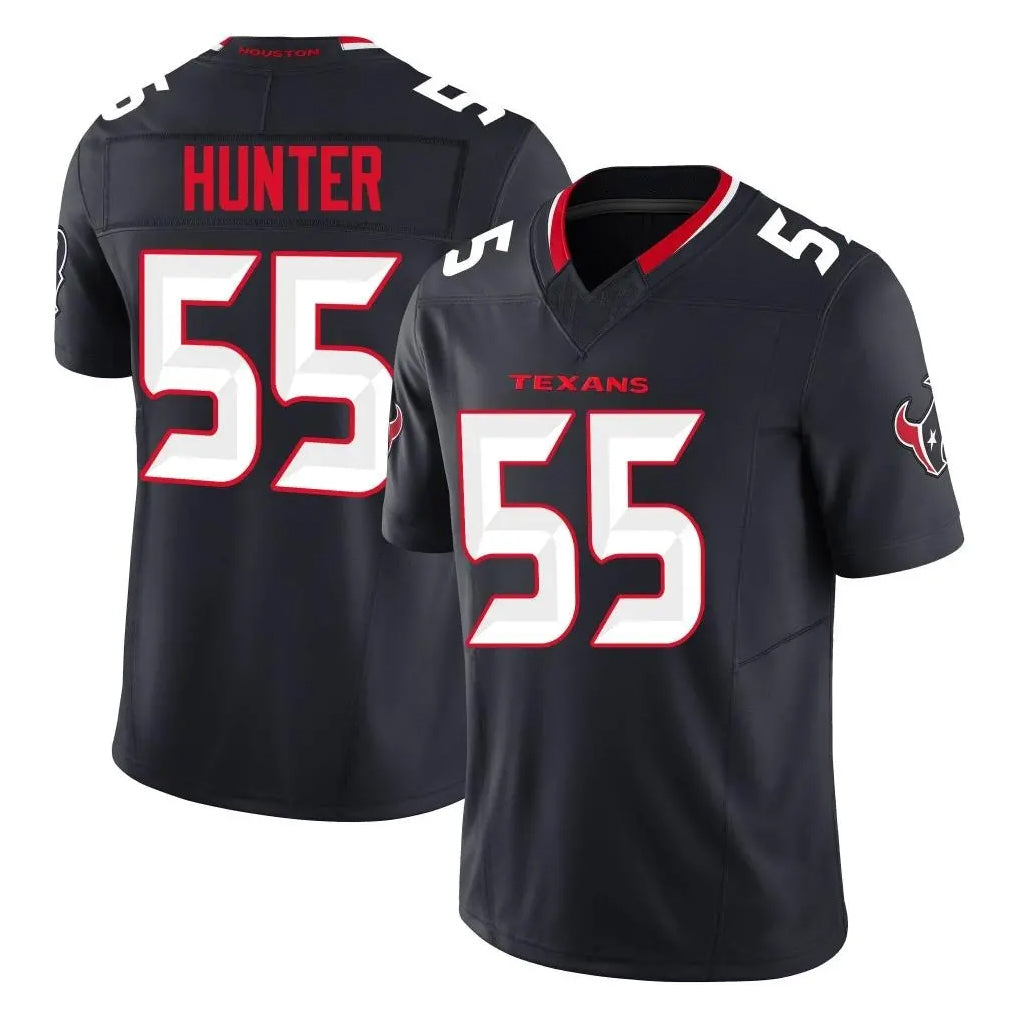 H.Texans #55 Danielle Hunter Player Navy Limited Alternate Vapor F.U.S.E. Home Game ROCER Stitched Jerseys