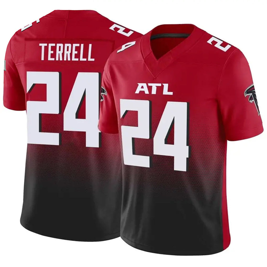 A.Falcons #24 A.J. Terrell Jr. Player Red Vapor F.U.S.E. Limited ROCER Stitched Jerseys