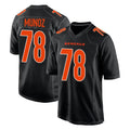 C.Bengals #78 Anthony Munoz Player Black Fashion Game ROCER Stitched Jerseys