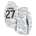 D.Broncos #27 J.K. Dobbins Player Arctic Camo Salute to Service Hoodies Limited Game ROCER Stitched Jerseys