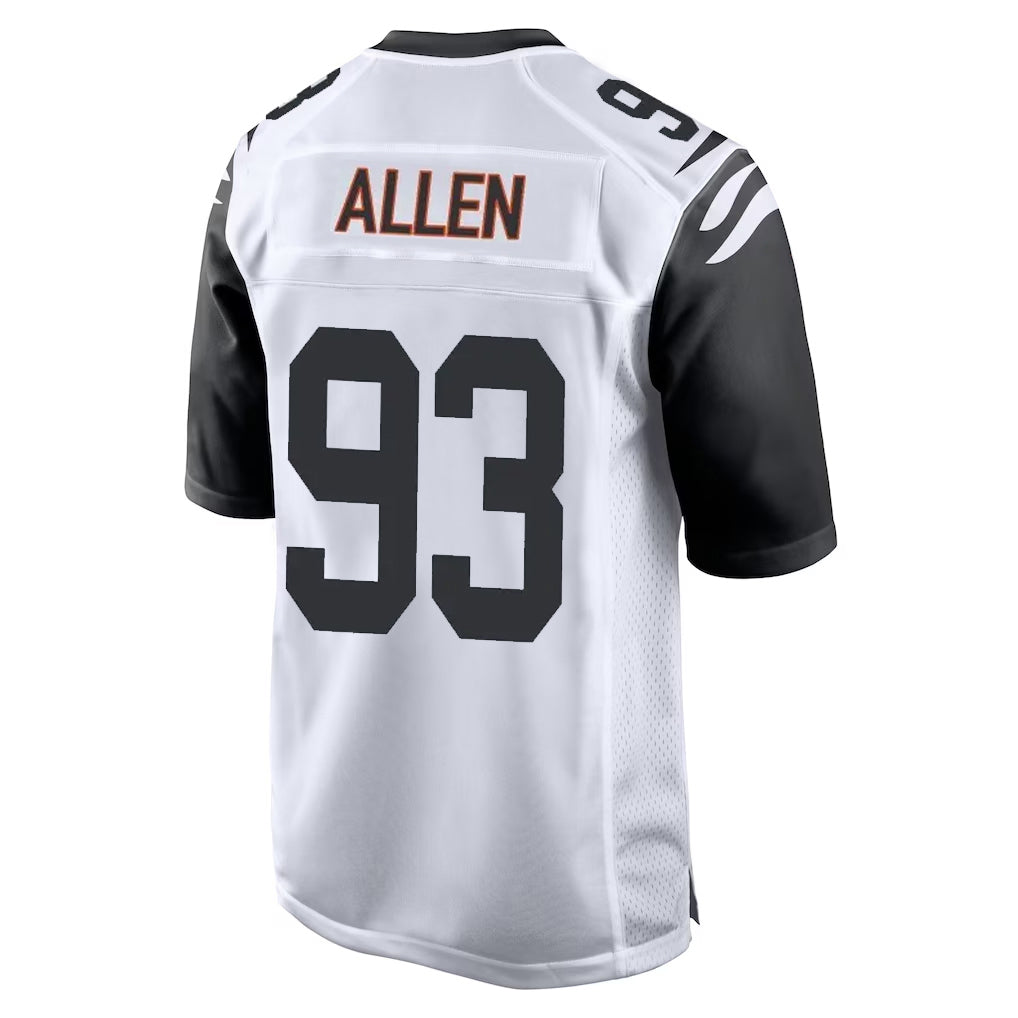 C.Bengals #93 Jonathan Allen Player White Alternate Home Game ROCER Stitched Jerseys