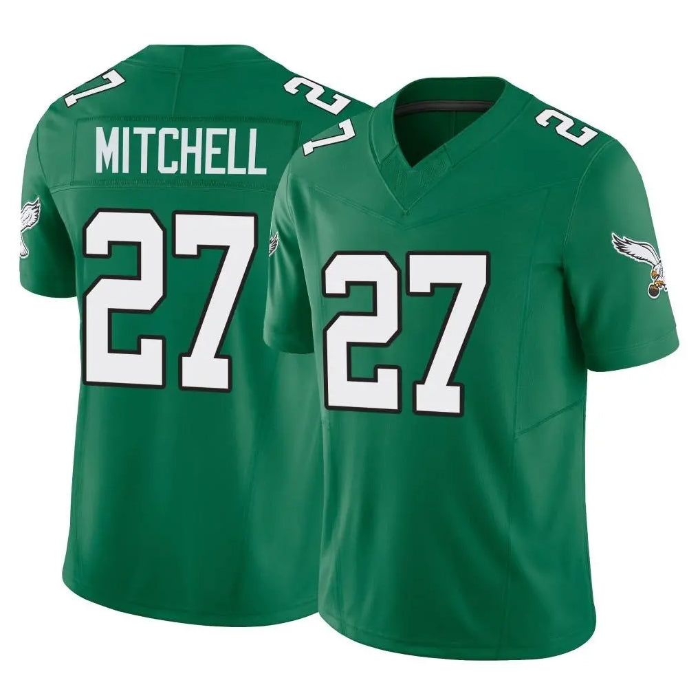 P.Eagles #27 Quinyon Mitchell Player Green Kelly Alternate Vapor F.U.S.E. Home Game ROCER Stitched Jerseys