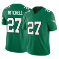 P.Eagles #27 Quinyon Mitchell Player Green Kelly Alternate Vapor F.U.S.E. Home Game ROCER Stitched Jerseys