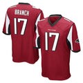 A.Falcons #17 Zachariah Branch Player Red Color Vapor Home Game ROCER Stitched Jerseys