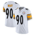 P.Steelers #90 T.J. Watt Player White Limited Vapor Untouchable Home Game ROCER Stitched Jerseys
