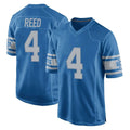 D.Lions #4 D.J. Reed Player Blue Vapor Untouchable Throwback Game ROCER Stitched Jerseys
