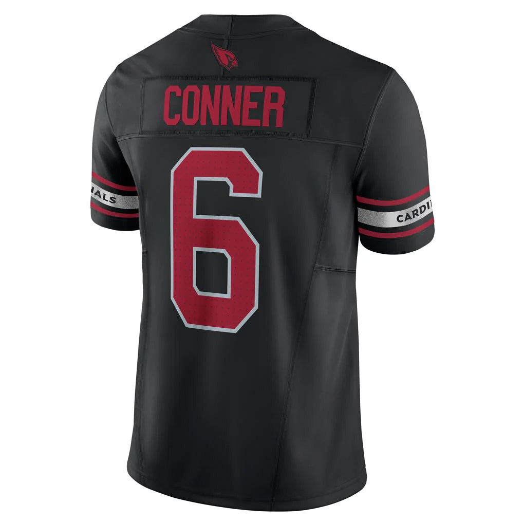 A.Cardinals #6 James Conner Player Black Vapor F.U.S.E. Limited ROCER Stitched Jerseys