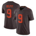 C.Browns #9 Grant Delpit Player Brown Limited Vapor F.U.S.E. Alternate Game ROCER Stitched Jerseys