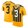 P.Steelers #3 Jaquan Brisker Player Gold Legend Limited 1933 Throwback Performance Home Game ROCER Stitched Jerseys