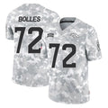 D.Broncos #72 Garett Bolles Player Arctic Camo Salute To Service Limited ROCER Stitched Jerseys