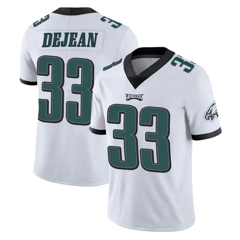 P.Eagles #33 Cooper DeJean Player White Limited Vapor Untouchable Home Game ROCER Stitched Jerseys