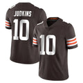 C.Browns #10 Quinshon Judkins Player Brown Color Vapor Untouchable Limited Home Game ROCER Stitched Jerseys