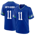 S.Seahawks #11 Jaxon Smith-Njigba Player Royal Throwback Home Game ROCER Stitched Jerseys