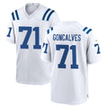 IN.Colts #71 Matt Goncalves Player White Home Game ROCER Stitched Jerseys