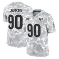 C.Bengals #90 Kris Jenkins Jr Player Arctic Camo Salute to Service Limited ROCER Stitched Jerseys