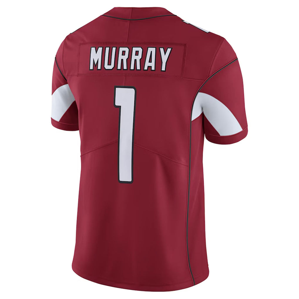 A.Cardinals #1 Kyler Murray Player Cardinal Vapor Limited Home Game  ROCER Stitched Jerseys