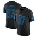 D.Lions #87 Sam LaPorta Player Black Impact Limited Home Game ROCER Stitched Jerseys