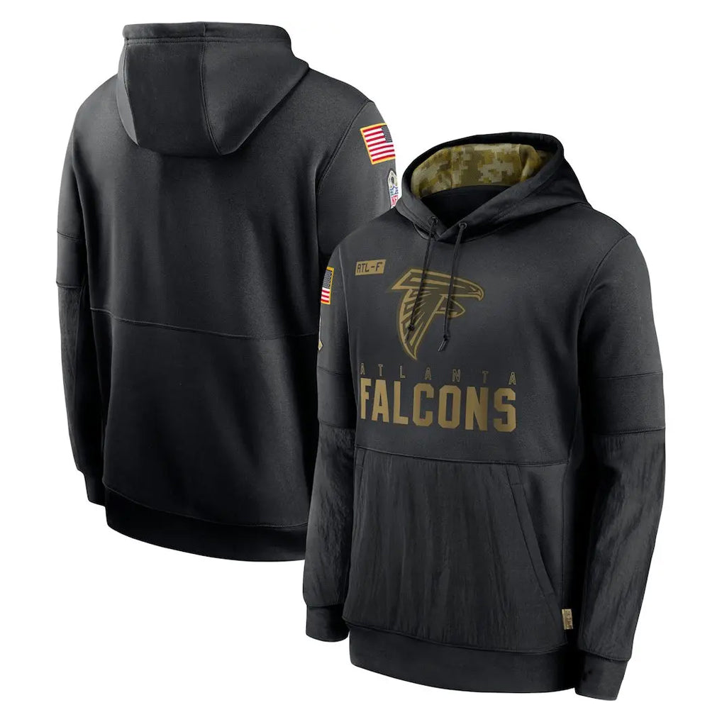 A.Falcons ## Falcons Blank Player Black Salute to Service Fleece Hoodie ROCER Stitched Jerseys