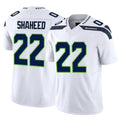 S.Seahawks #22 Rashid Shaheed Player White Limited Vapor F.U.S.E. Home Game ROCER Stitched Jerseys