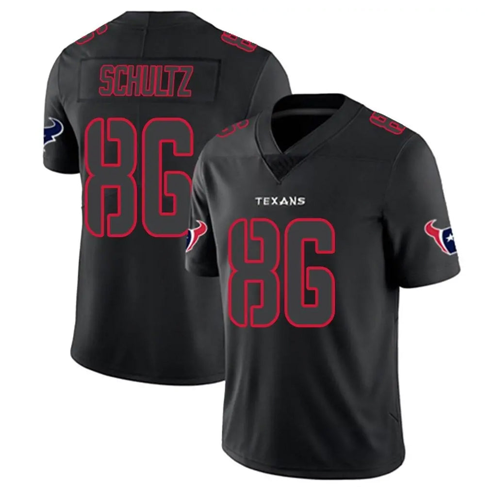 H.Texans #86 Dalton Schultz Player Black Impact Limited Game ROCER Stitched Jerseys