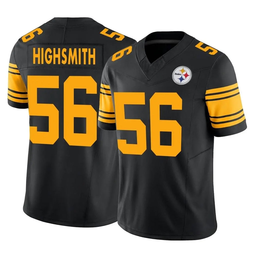P.Steelers #56 Alex Highsmith Player Black Limited 2nd Alternate Vapor F.U.S.E. Home Game ROCER Stitched Jerseys