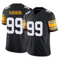 P.Steelers #99 Derrick Harmon Player Black Limited Alternate Vapor F.U.S.E. Home Game ROCER Stitched Jerseys