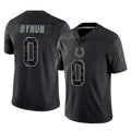IN.Colts #0 Camryn Bynum Player Black Reflective Limited Game ROCER Stitched Jerseys