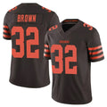 C.Browns #32 Jim Brown Player Brown Limited Vapor F.U.S.E. Alternate Game ROCER Stitched Jerseys