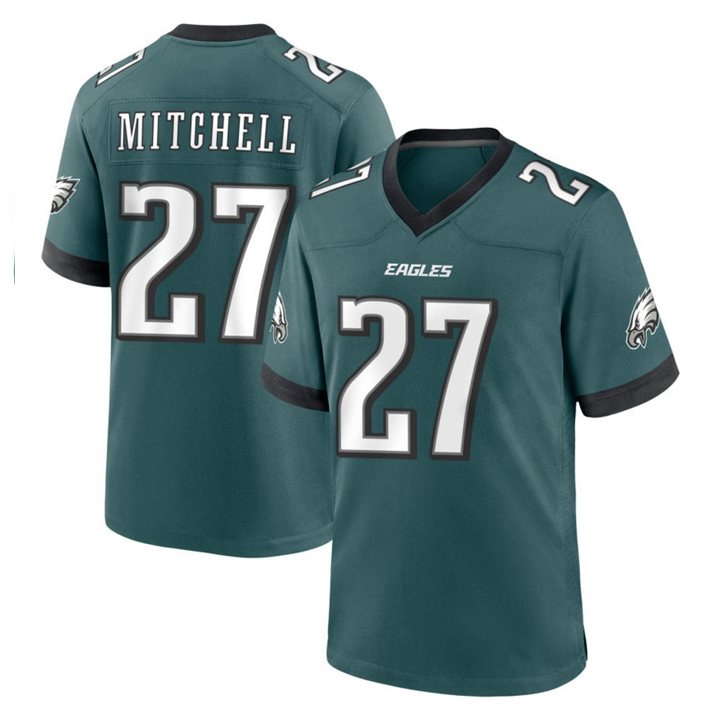 P.Eagles #27 Quinyon Mitchell Player Green Home Game ROCER Stitched Jerseys