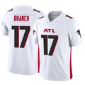 A.Falcons #17 Zachariah Branch Player White Vapor F.U.S.E. Limited ROCER Stitched Jerseys