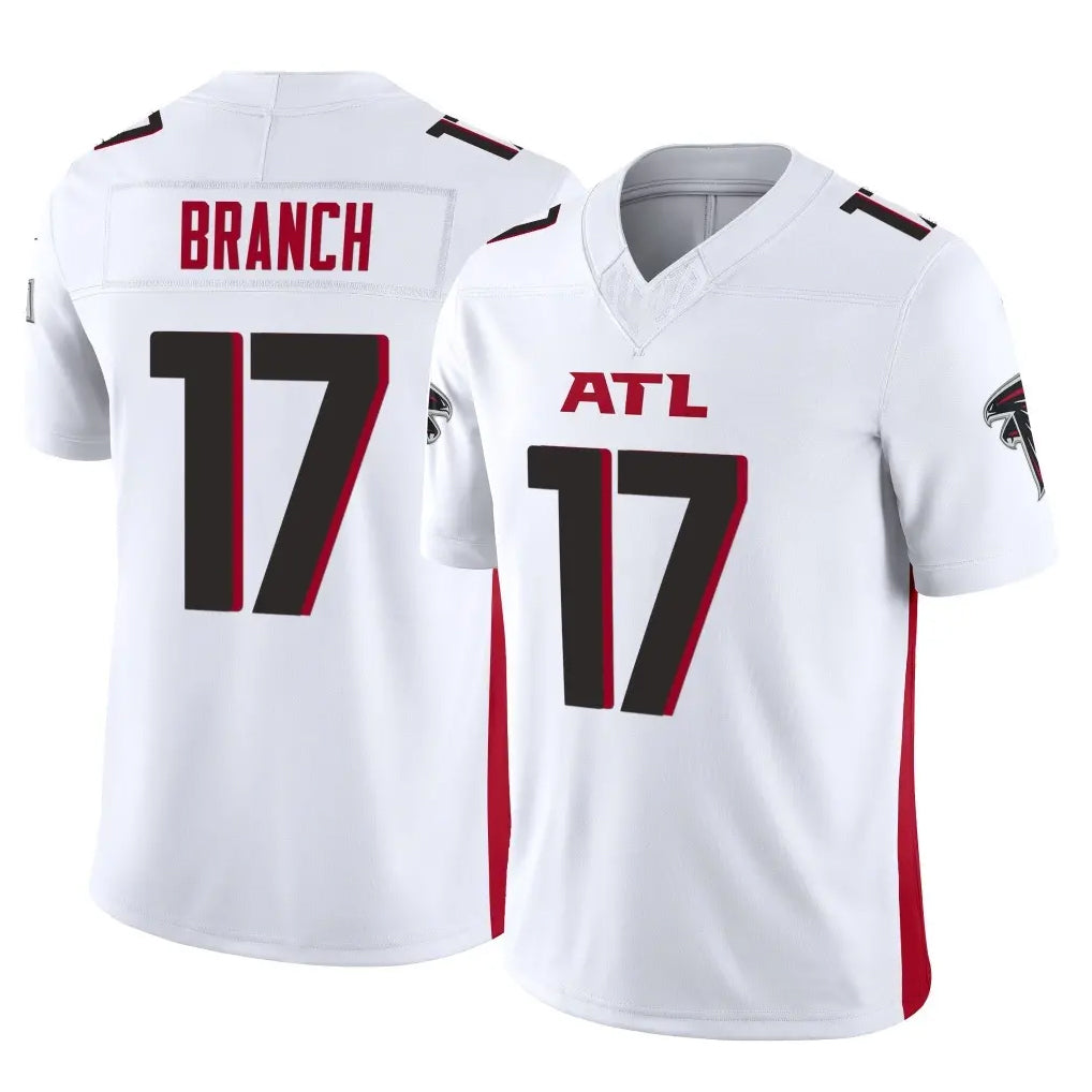 A.Falcons #17 Zachariah Branch Player White Vapor F.U.S.E. Limited ROCER Stitched Jerseys