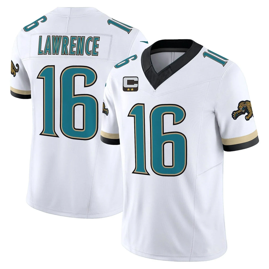 J.Jaguars #16 Trevor Lawrence Player White Prowler Throwback Vapor F.U.S.E. Limited Home Game ROCER Stitched Jerseys