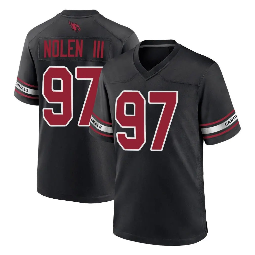 A.Cardinals #97 Walter Nolen III Player Black Alternate Game ROCER Stitched Jerseys