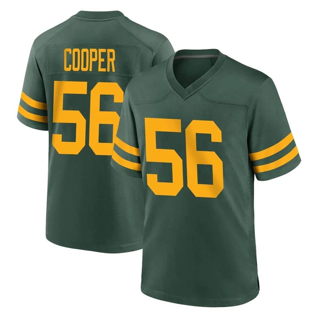 GB.Packers #56 Edgerrin Cooper Player Green Alternate Home Game ROCER Stitched Jerseys