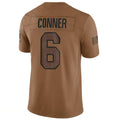 A.Cardinals #6 James Conner Player Brown Limited Salute To Service Game ROCER Stitched Jerseys