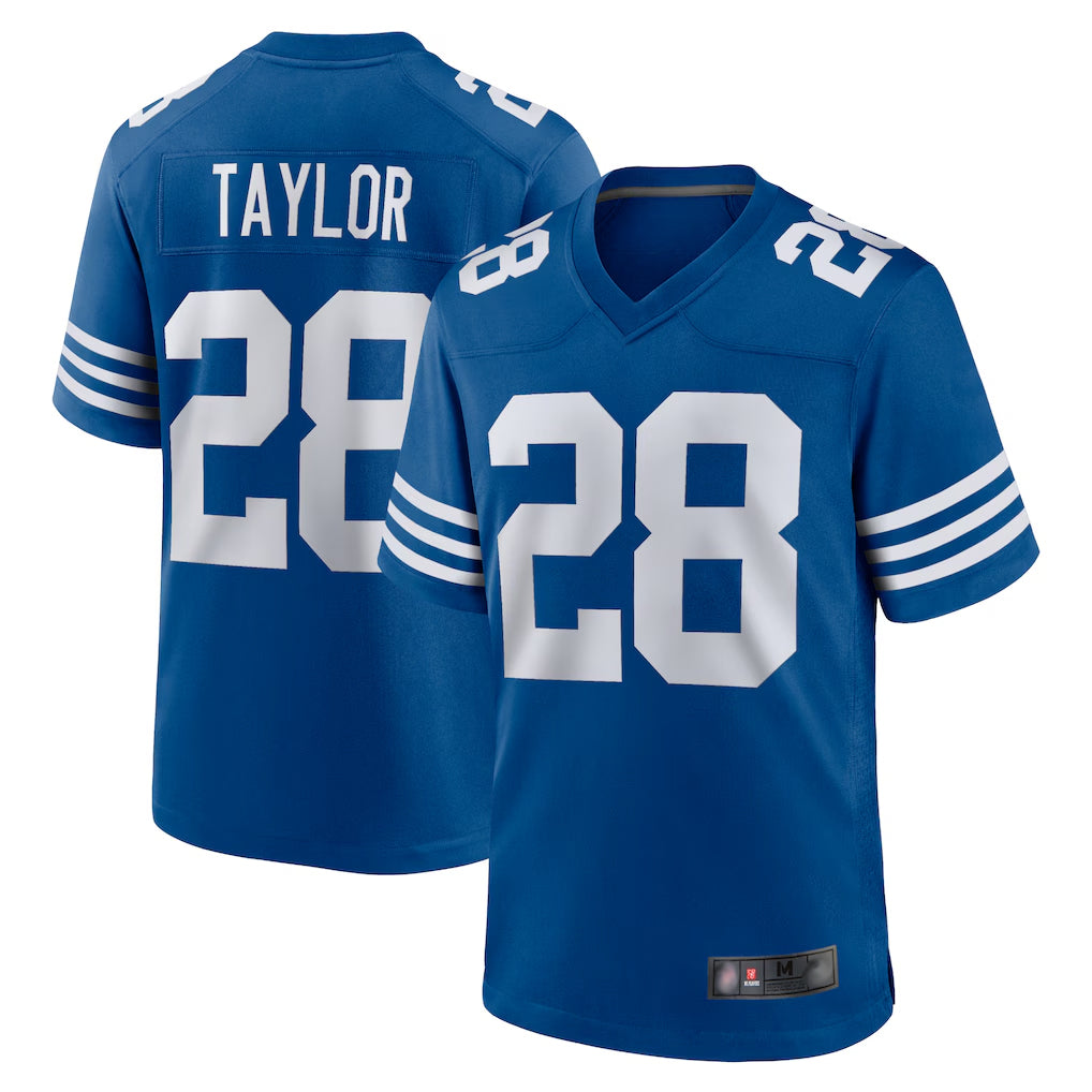 IN.Colts #28 Jonathan Taylor Player Royal Limited Home Game ROCER Stitched Jerseys