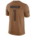 A.Cardinals #1 Kyler Murray Player Brown Limited Salute To Service Game ROCER Stitched Jerseys
