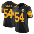P.Steelers #54 Zach Frazier Player Black Limited Color Rush Home Game ROCER Stitched Jerseys