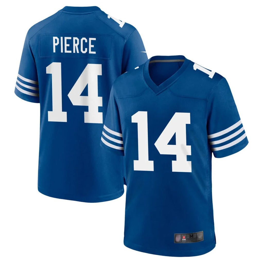 IN.Colts #14 Alec Pierce Player Royal Limited Home Game ROCER Stitched Jerseys